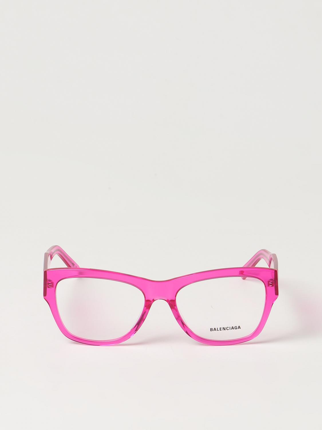 BALENCIAGA OPTICAL FRAMES: Balenciaga acetate eyeglasses, Fuchsia - Img 2