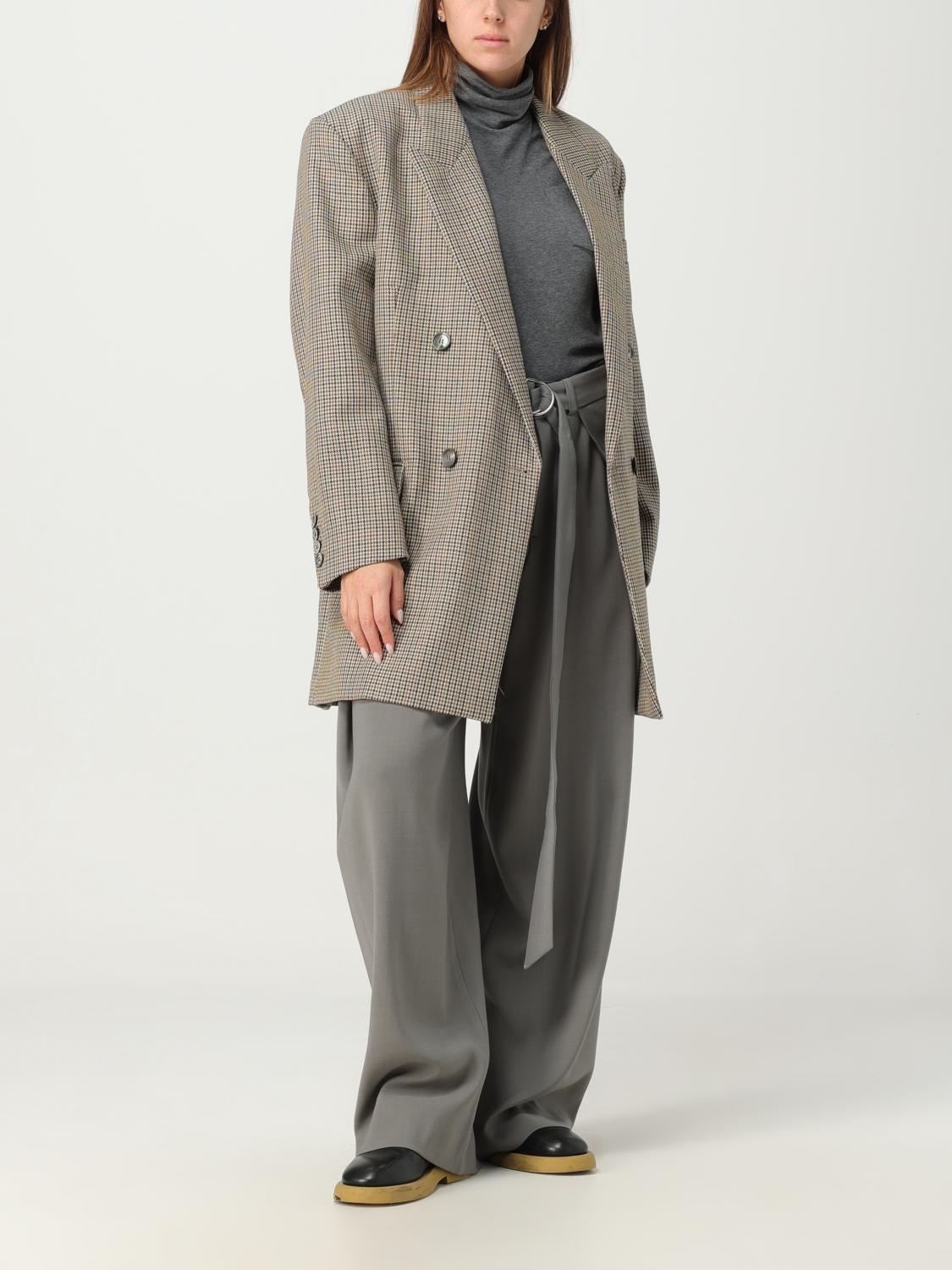 アウターその他 AMI PARIS Woman Blazer Beige FBV311WV0032 270 Ami Paris Outlet: Blazer woman - Beige | Ami Paris blazer