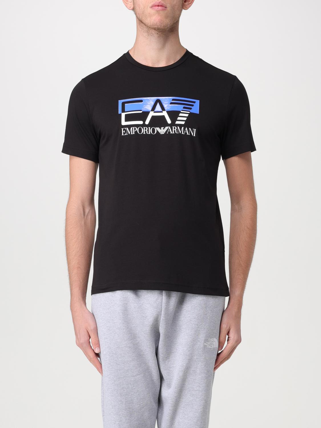 EA7 T-SHIRT: T-shirt men Ea7, Black - Img 1