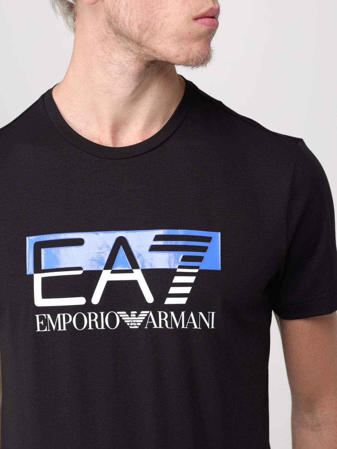 EA7 T-SHIRT: T-shirt men Ea7, Black - Img 3