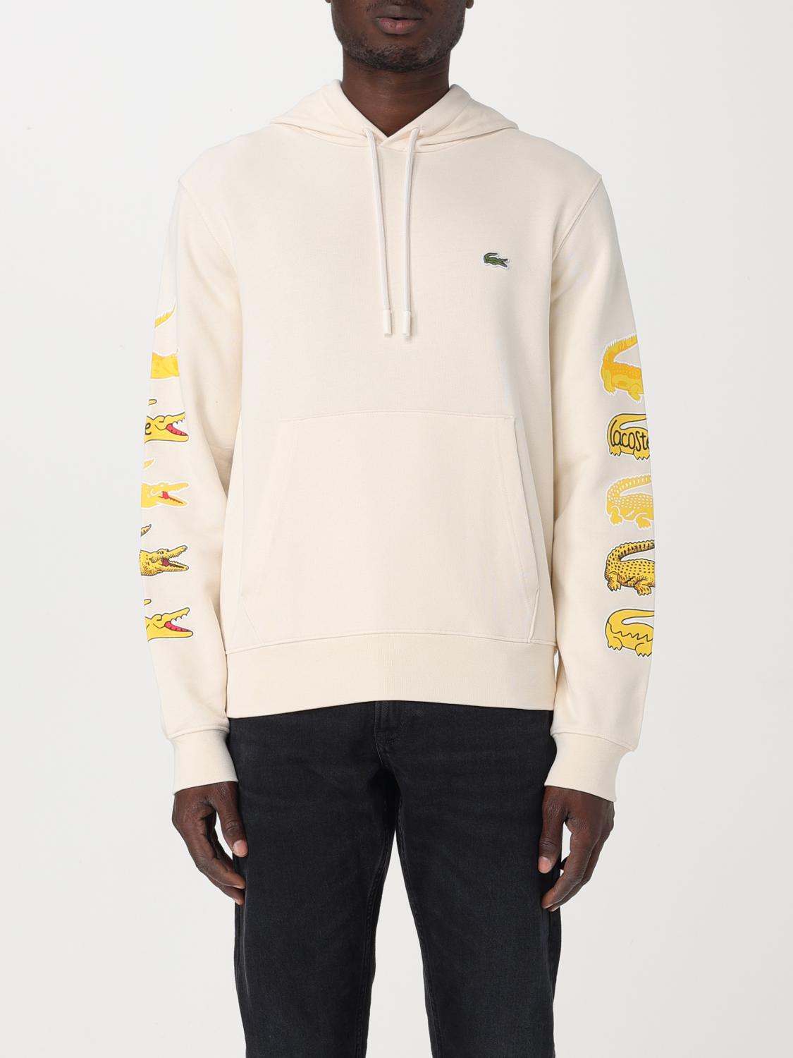 Sweat Capuche Lacoste Homme Lacoste Pull Jaune LACOSTE X Polaroid