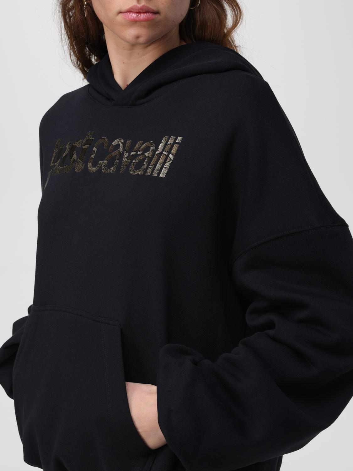 JUST CAVALLI SUDADERA: Sudadera mujer Just Cavalli, Negro - Img 3