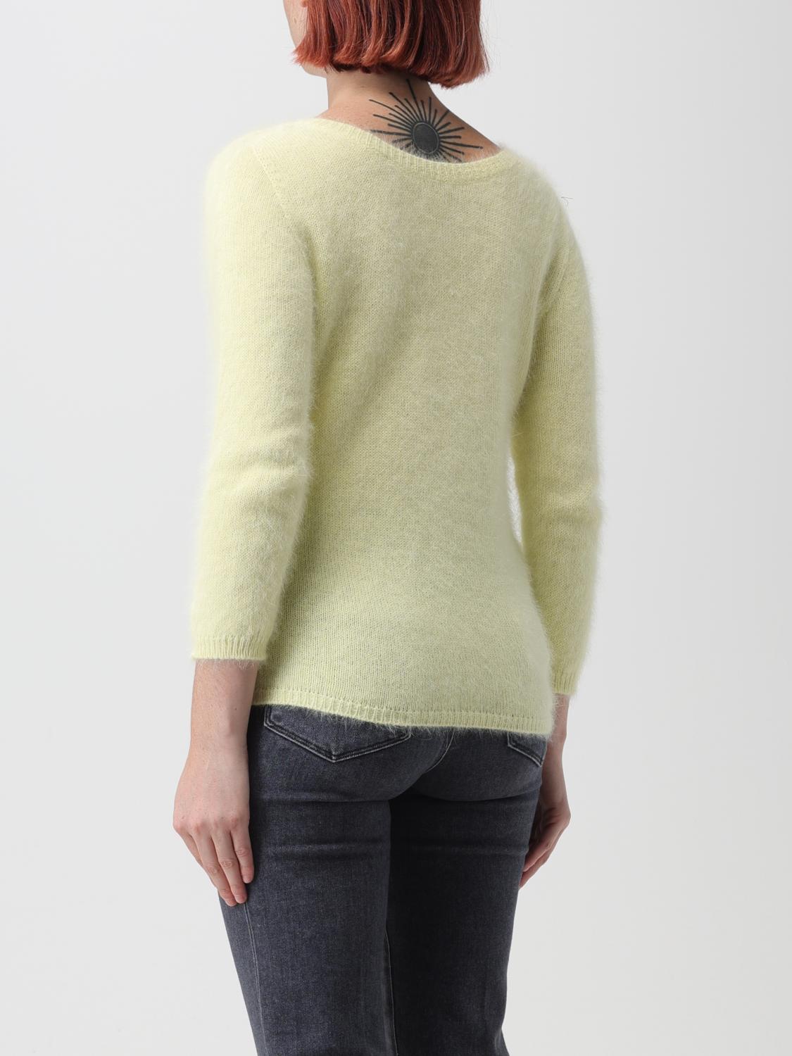 ROBERTO COLLINA JERSEY: Jersey mujer Roberto Collina, Amarillo - Img 2