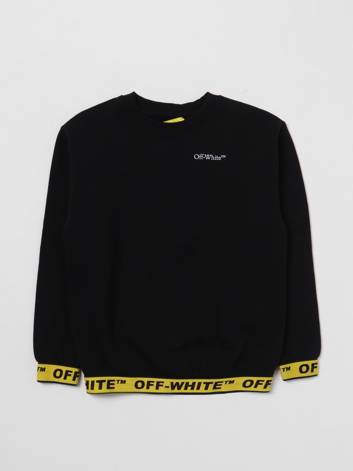 OFF-WHITE KIDS SWEATER: Sweater kids Off-white, Black - Img 1