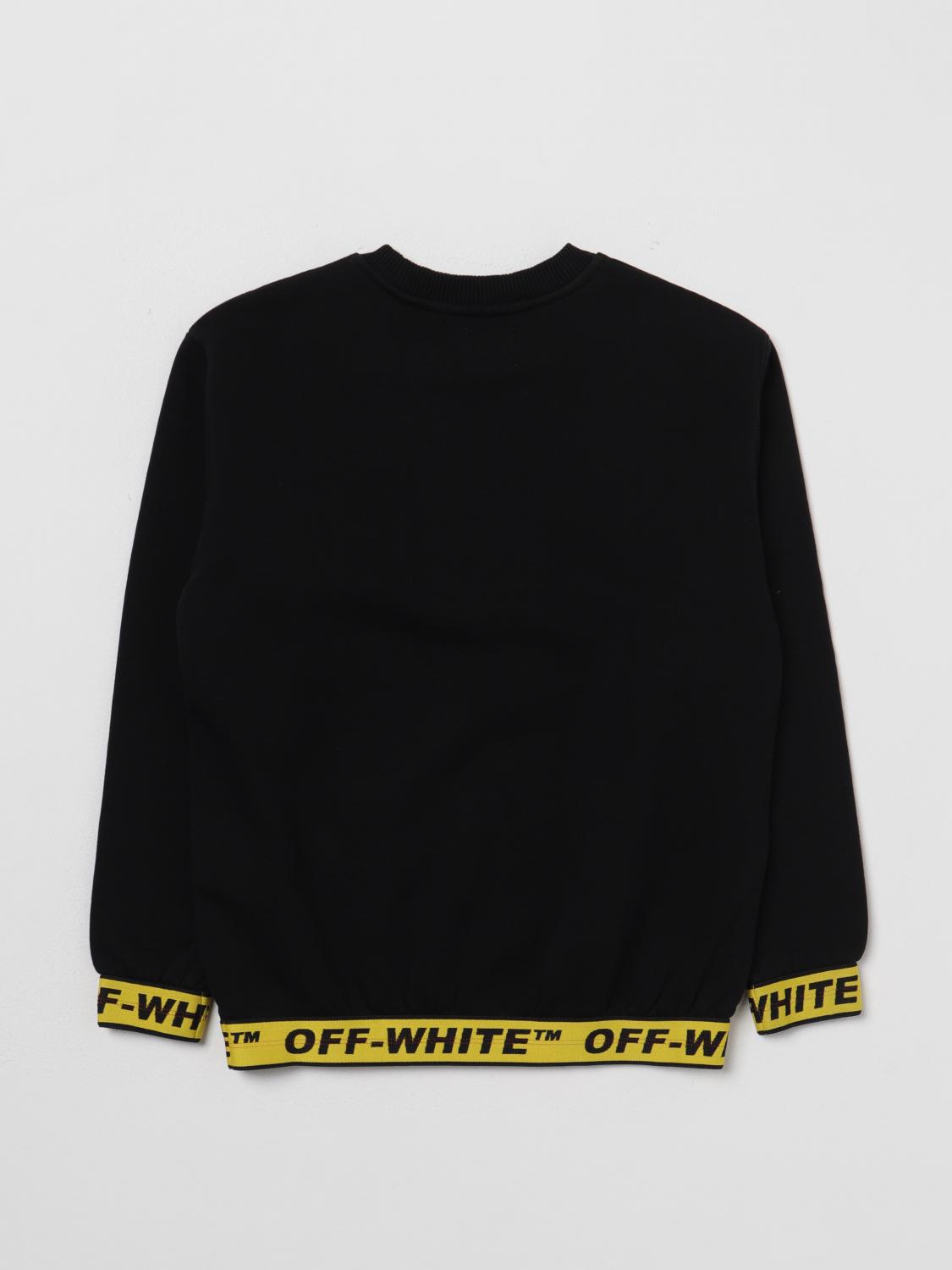 OFF-WHITE KIDS 스웨터: 스웨터 남아 Off-white, 블랙 - Img 2