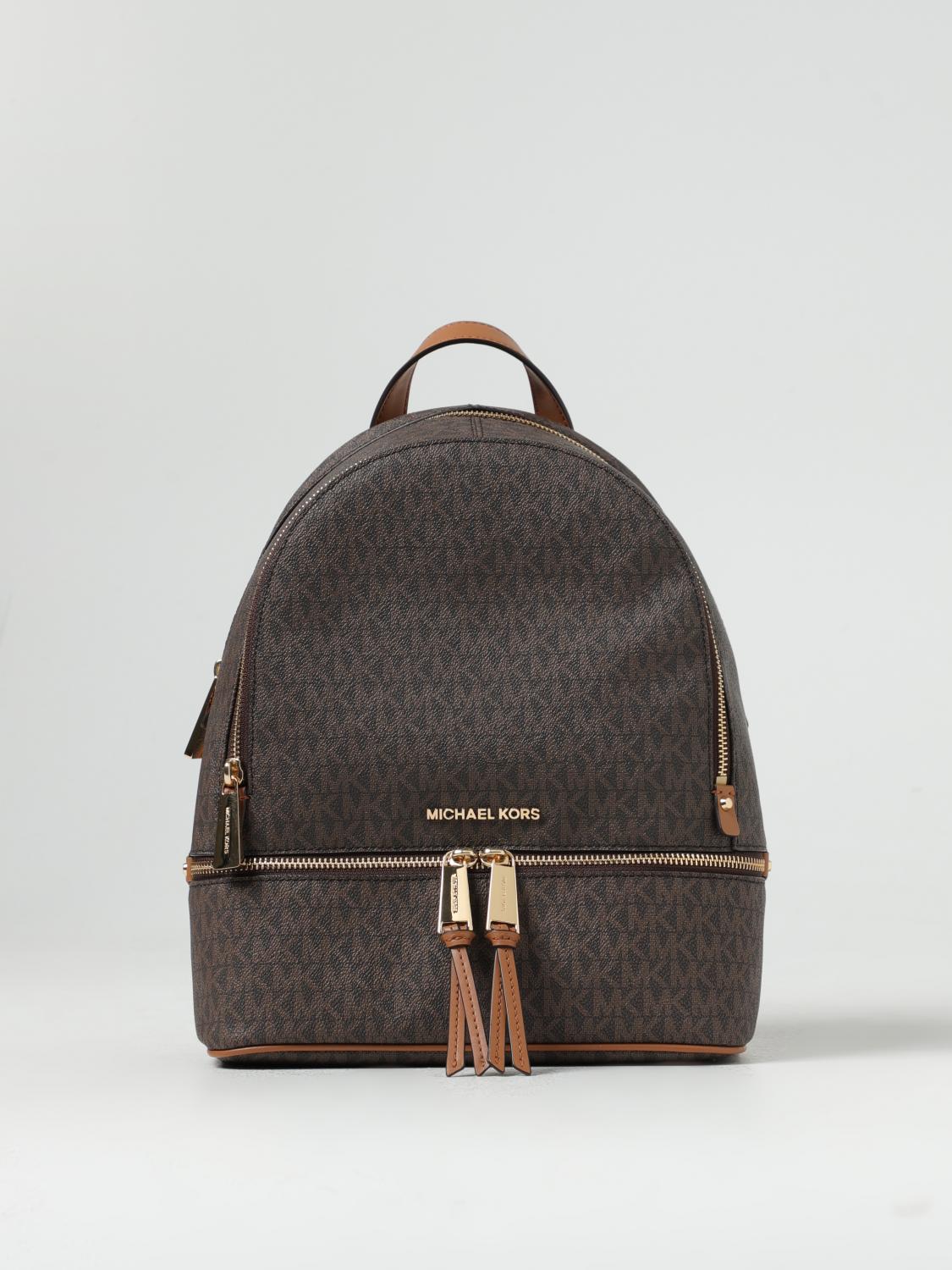 【新品タグ付き】30S7GEZB1B MICHAEL KORS Michael Kors coated fabric backpack with all-over MK monogram