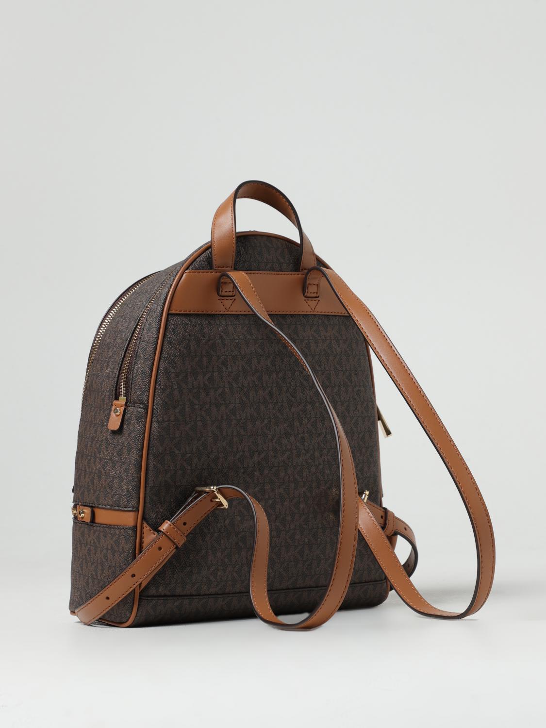 Michael Kors coated fabric backpack with all-over MK monogram