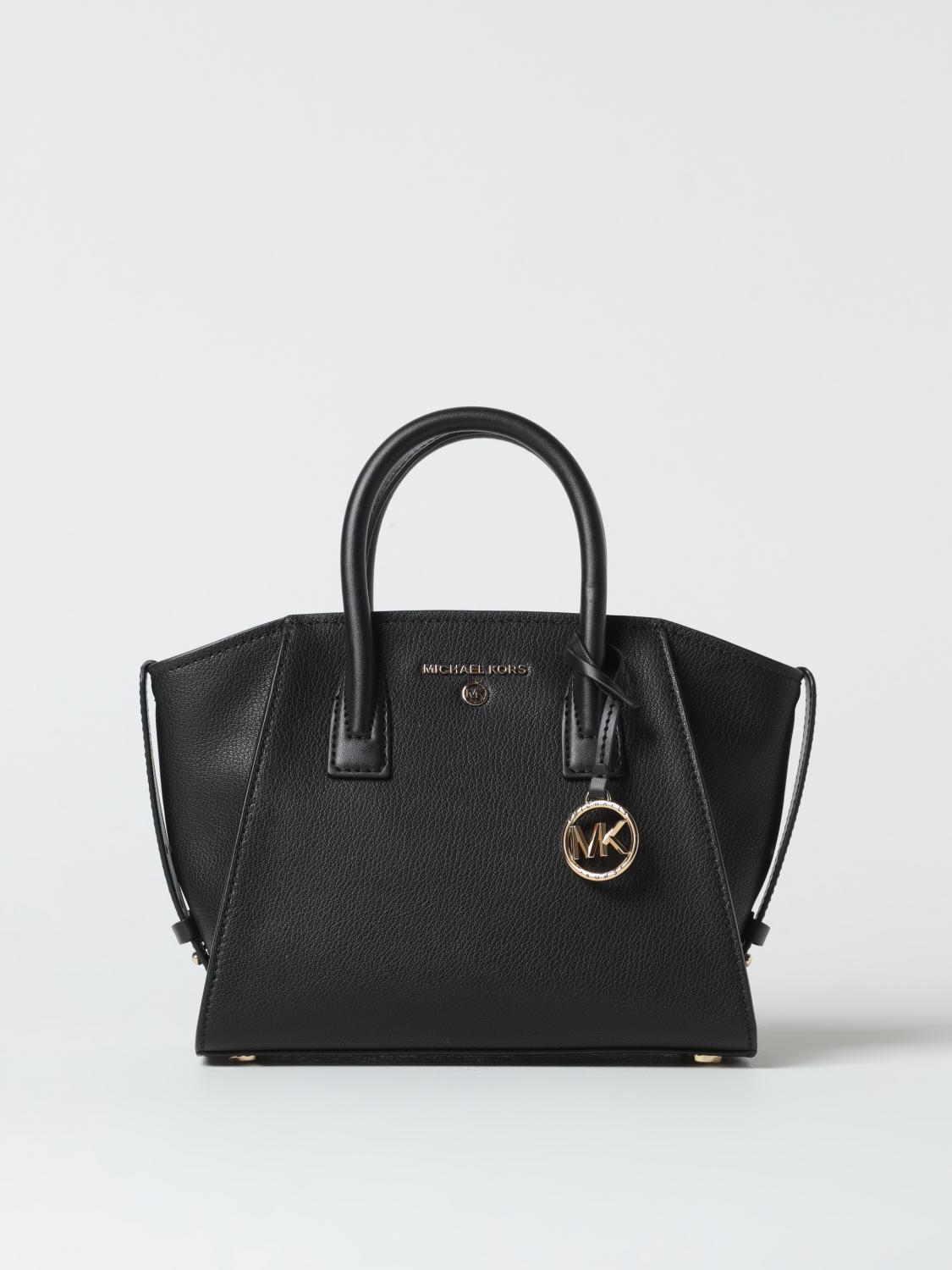 MICHAEL MICHAEL KORS Michael Kors Avril grained leather bag Black Michael Michael Kors mini bag 30H1G4VS5L online at GIGLIO.COM