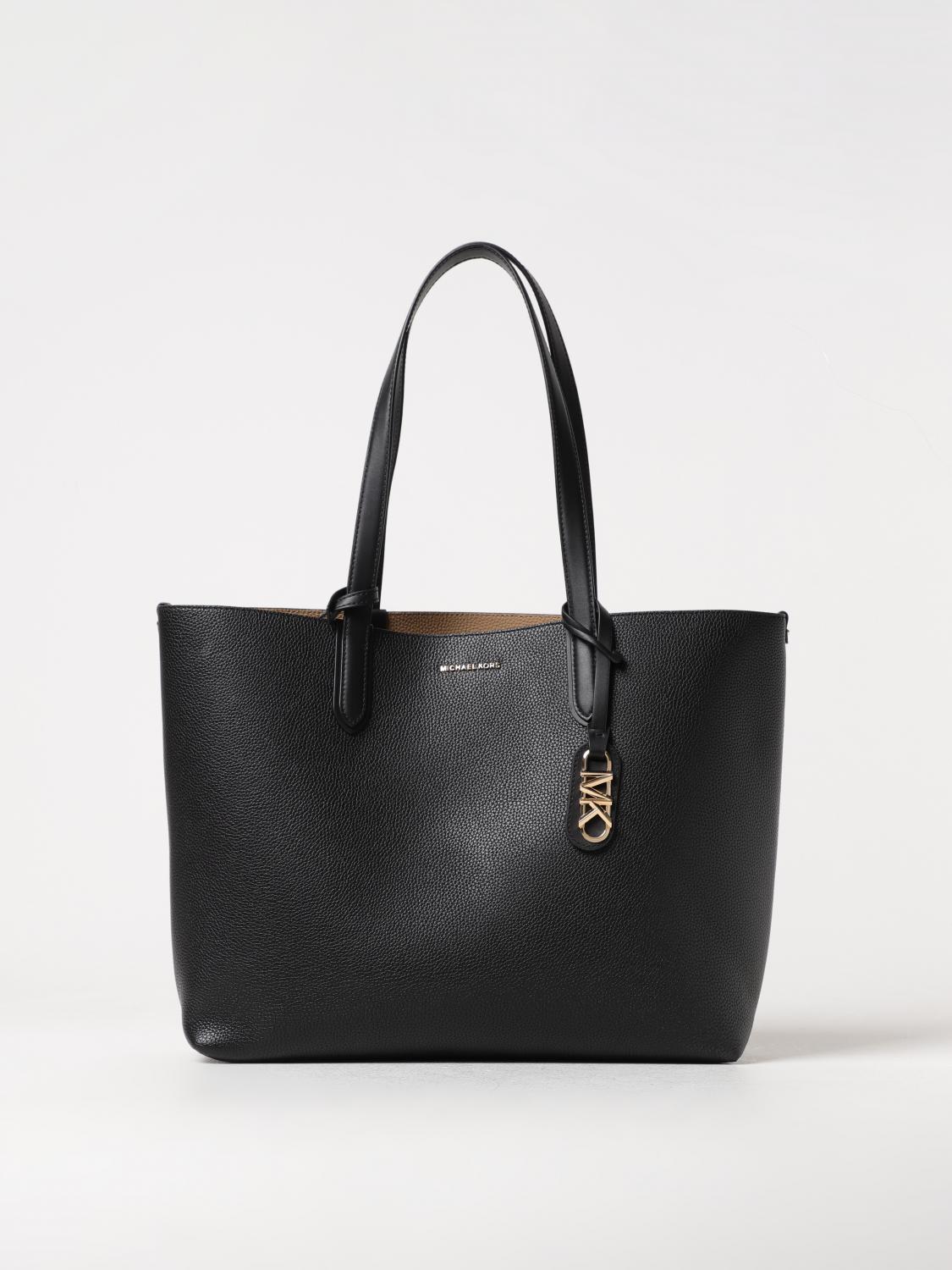 MICHAEL KORS BORSA TOTE: Borsa Eliza Michael Kors in pelle a grana, Nero - Img 1