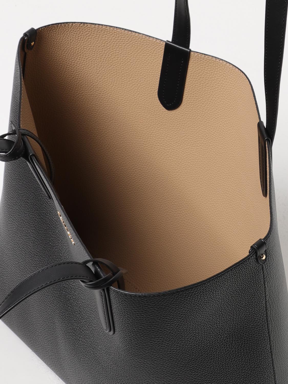 MICHAEL KORS BORSA TOTE: Borsa Eliza Michael Kors in pelle a grana, Nero - Img 4