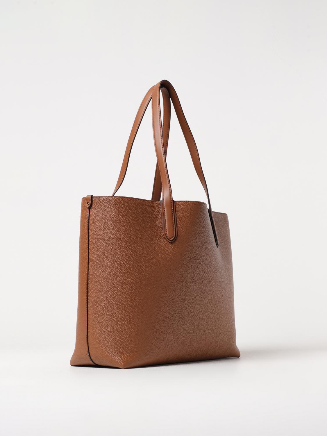 MICHAEL KORS BORSA TOTE: Borsa Eliza Michael Kors in pelle a grana, Marrone - Img 2