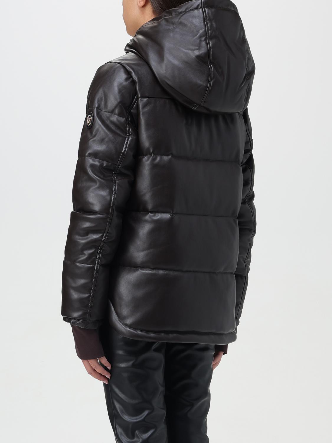 MICHAEL KORS GIACCA: Michael Kors jacket in synthetic leather, Cocoa - Img 2