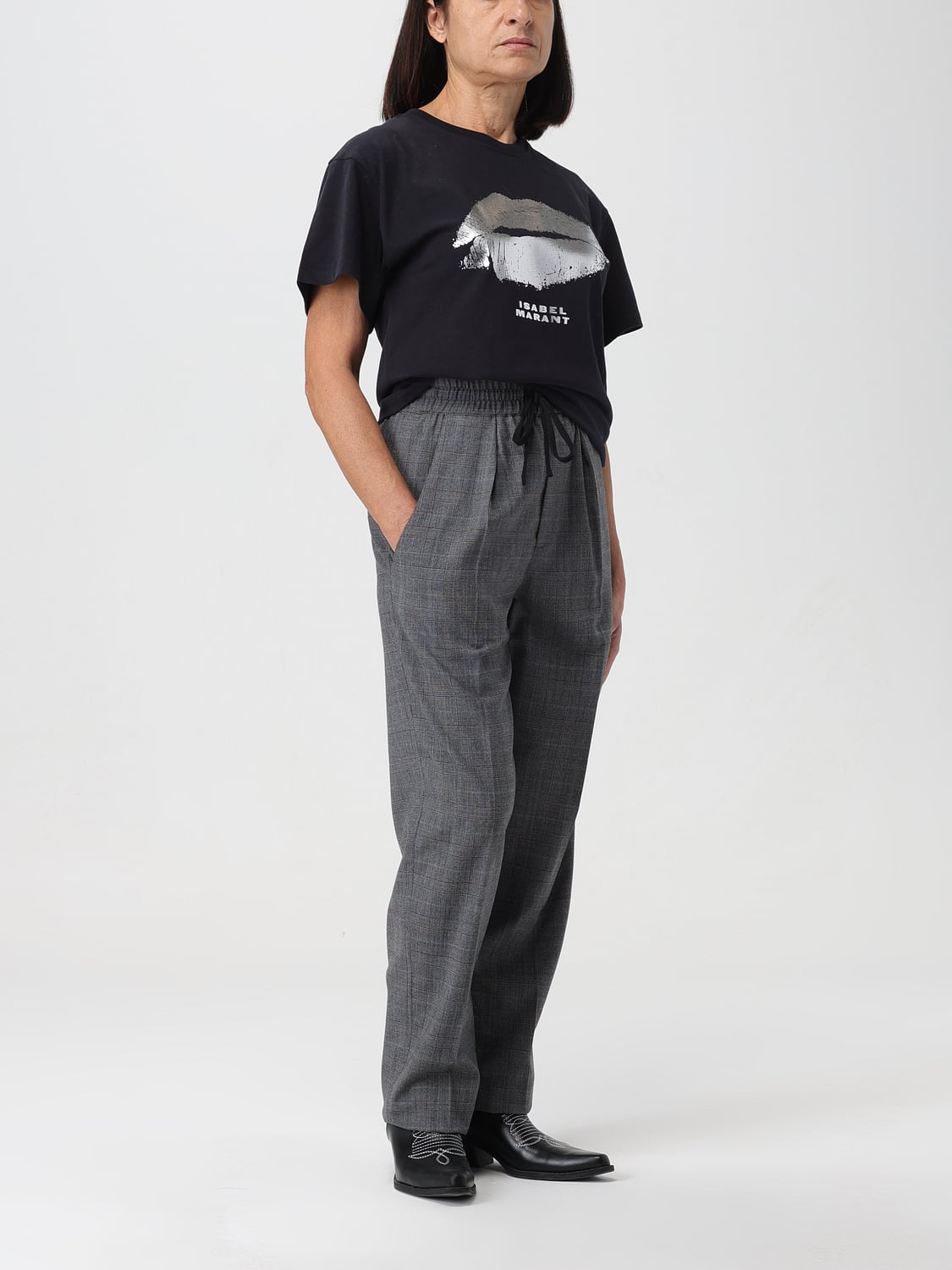 Robe T-shirt Isabel Marant Femme - Noir, 100% Coton, Taille L - Occasion Très Bon état