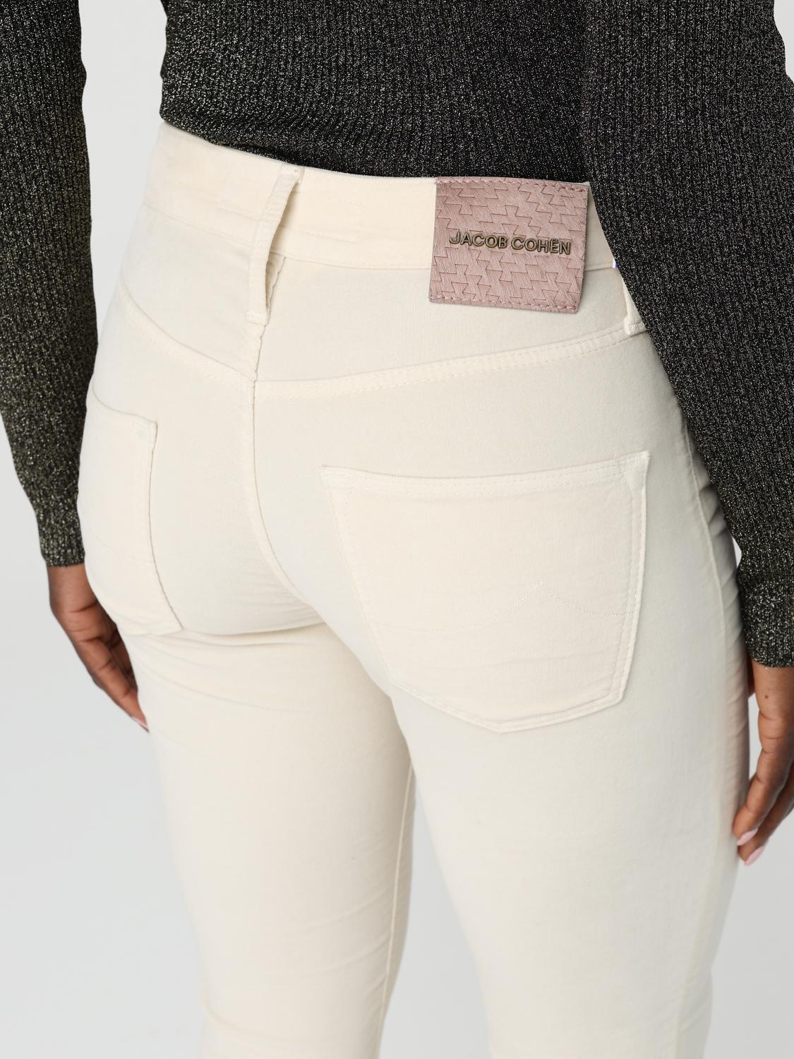 パンツ JACOB COHEN Woman Pants Yellow Cream VQ02101S4117 A34 Jacob Cohen Outlet: Pants woman - Yellow Cream | Jacob Cohen