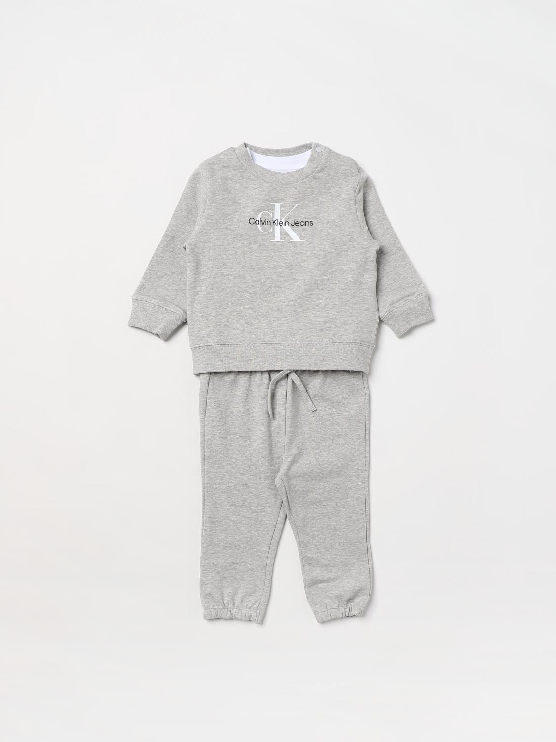 CALVIN KLEIN Tracksuit kids Grey Calvin Klein tracksuit IN0IN00011 online at GIGLIO.COM