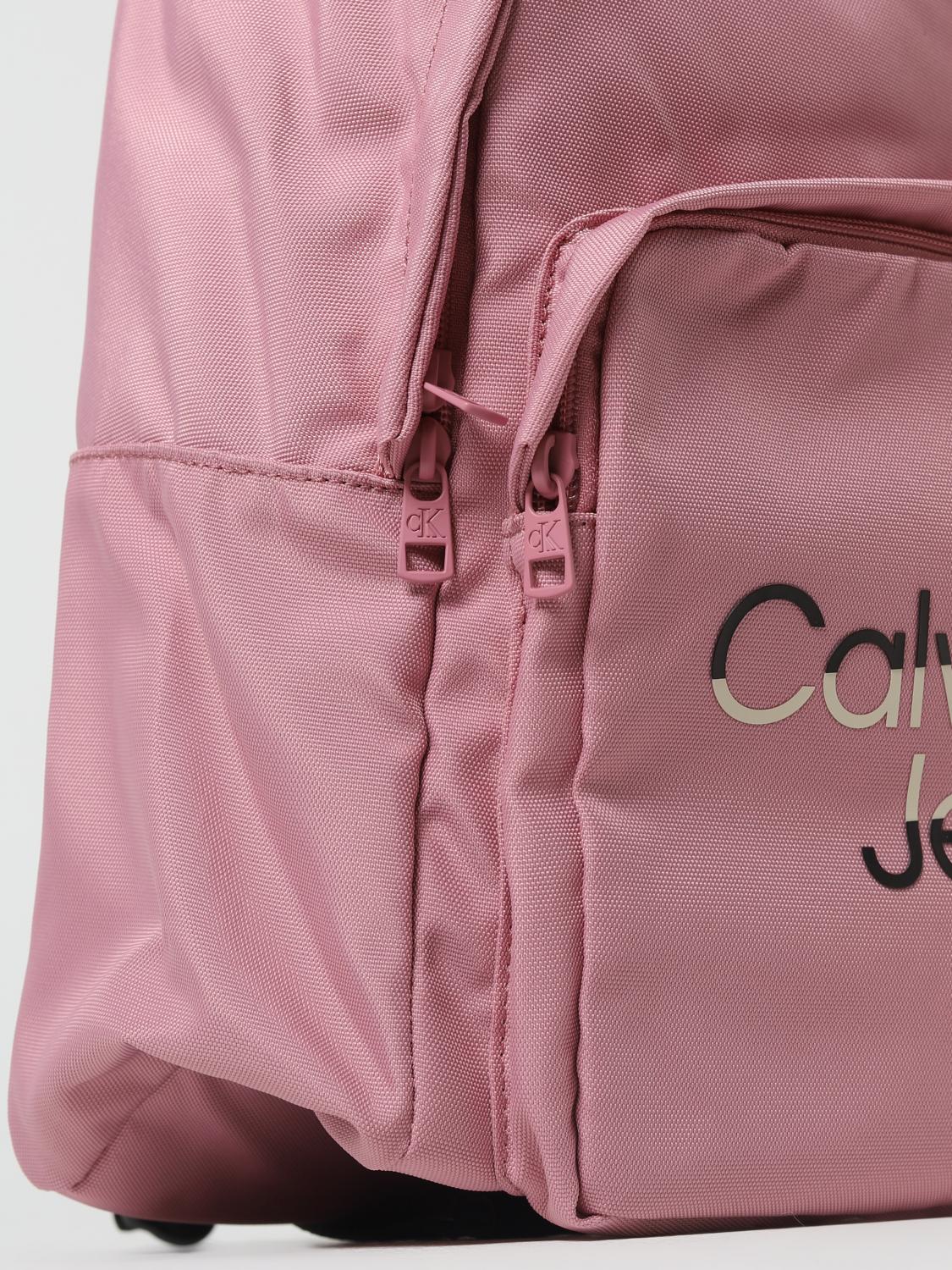 CALVIN KLEIN DUFFEL BAG: Duffel bag kids Calvin Klein, Pink - Img 3