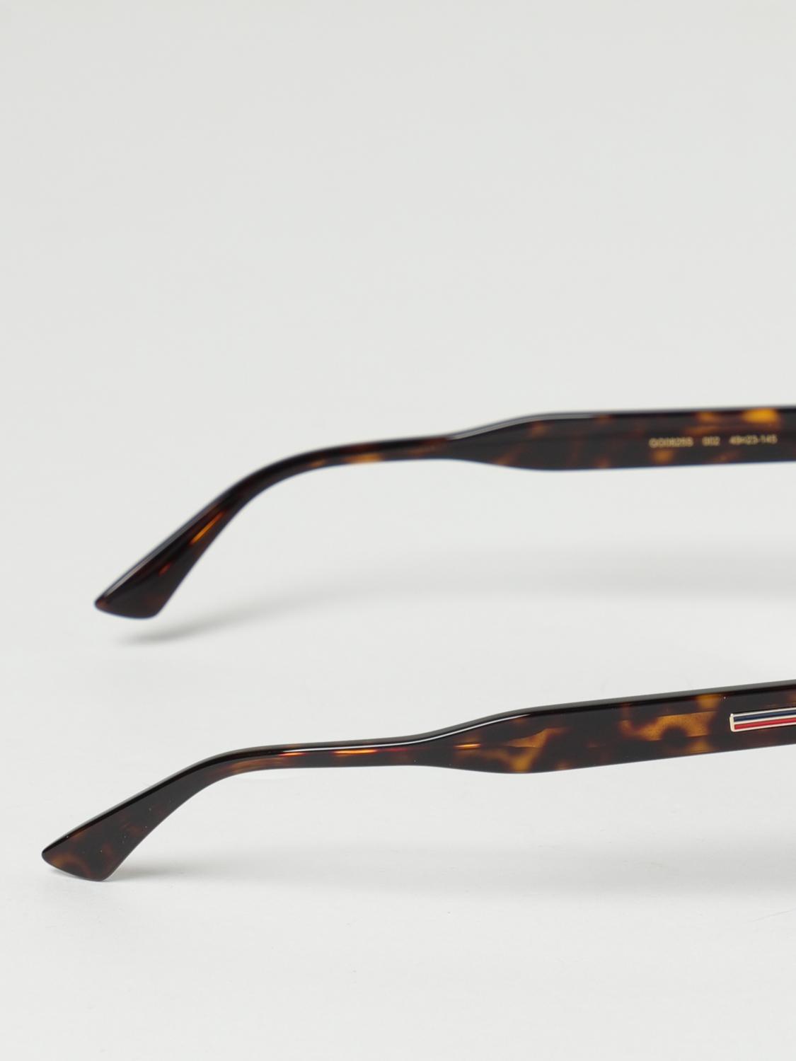 GUCCI SUNGLASSES: Gucci sunglasses in acetate, Brown - Img 3