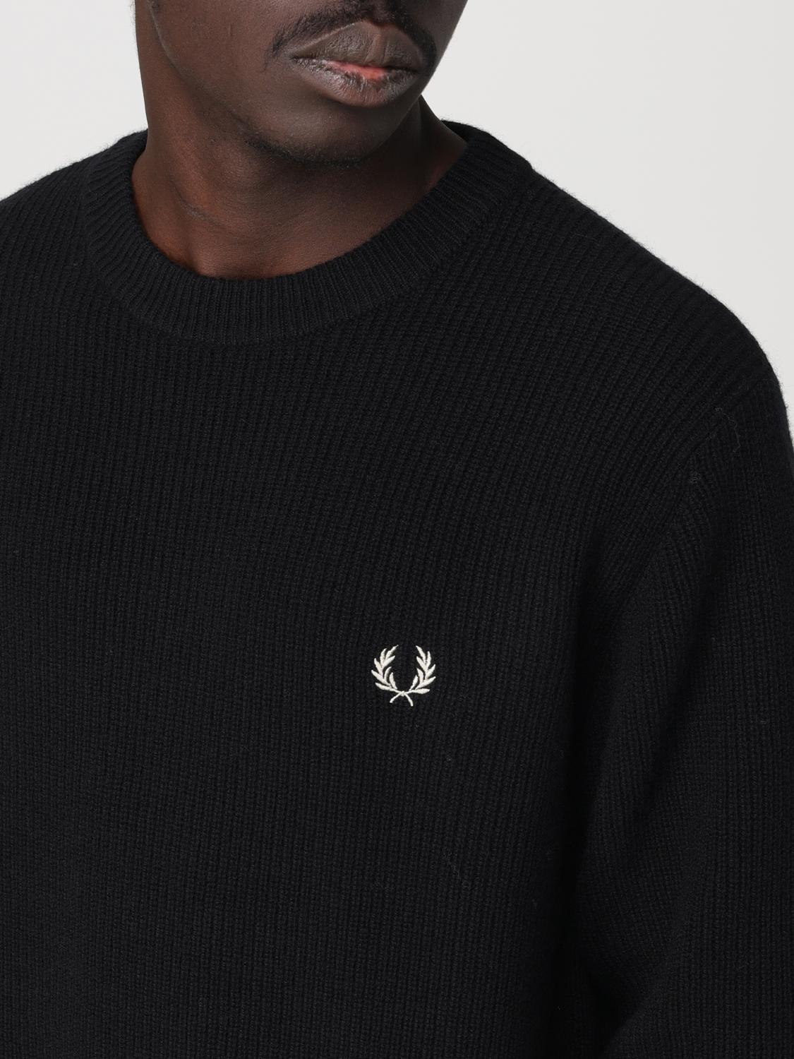 FRED PERRY JERSEY: Jersey hombre Fred Perry, Negro - Img 3