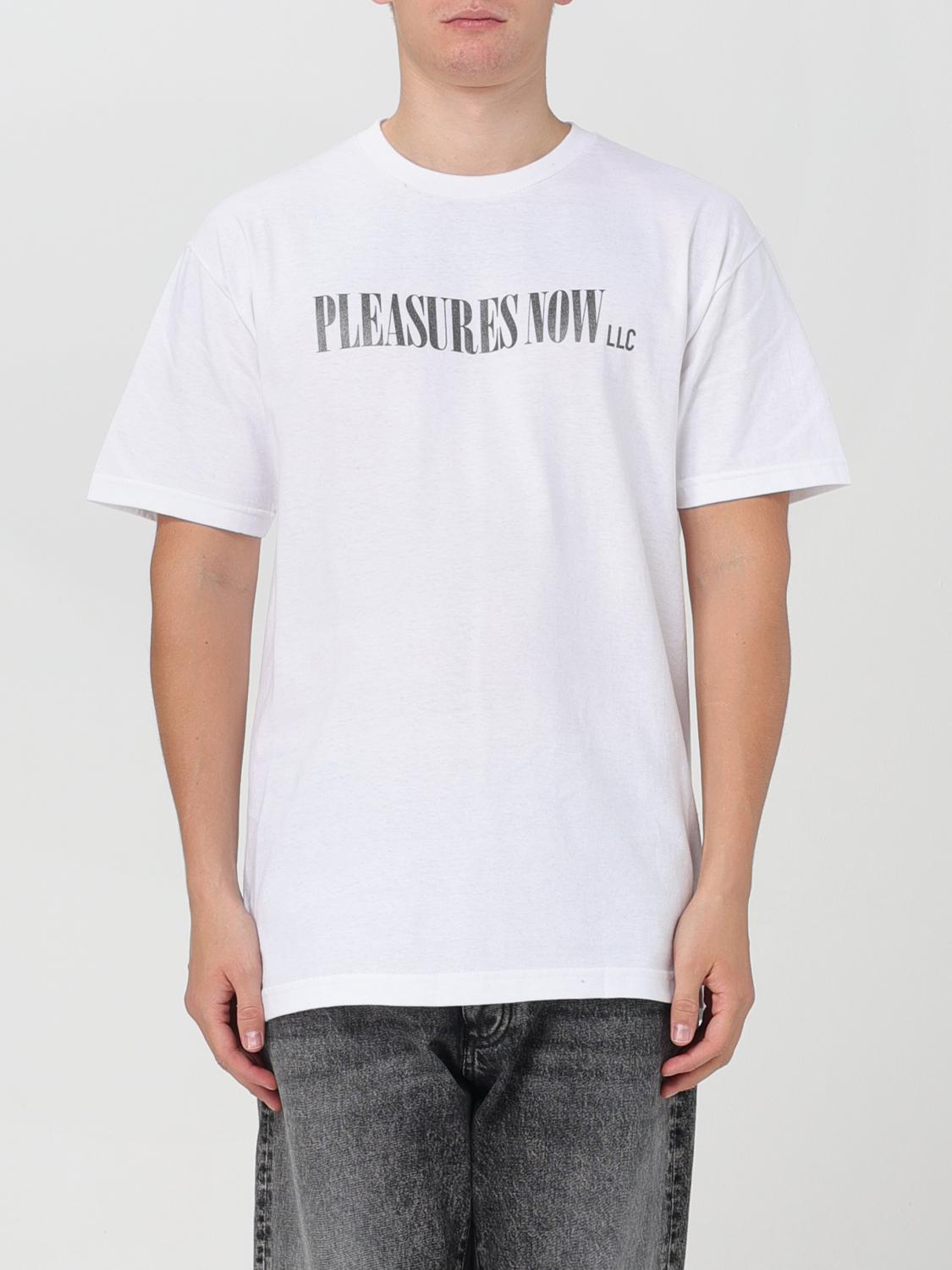 PLEASURES T-SHIRT: T-shirt men Pleasures, White - Img 1