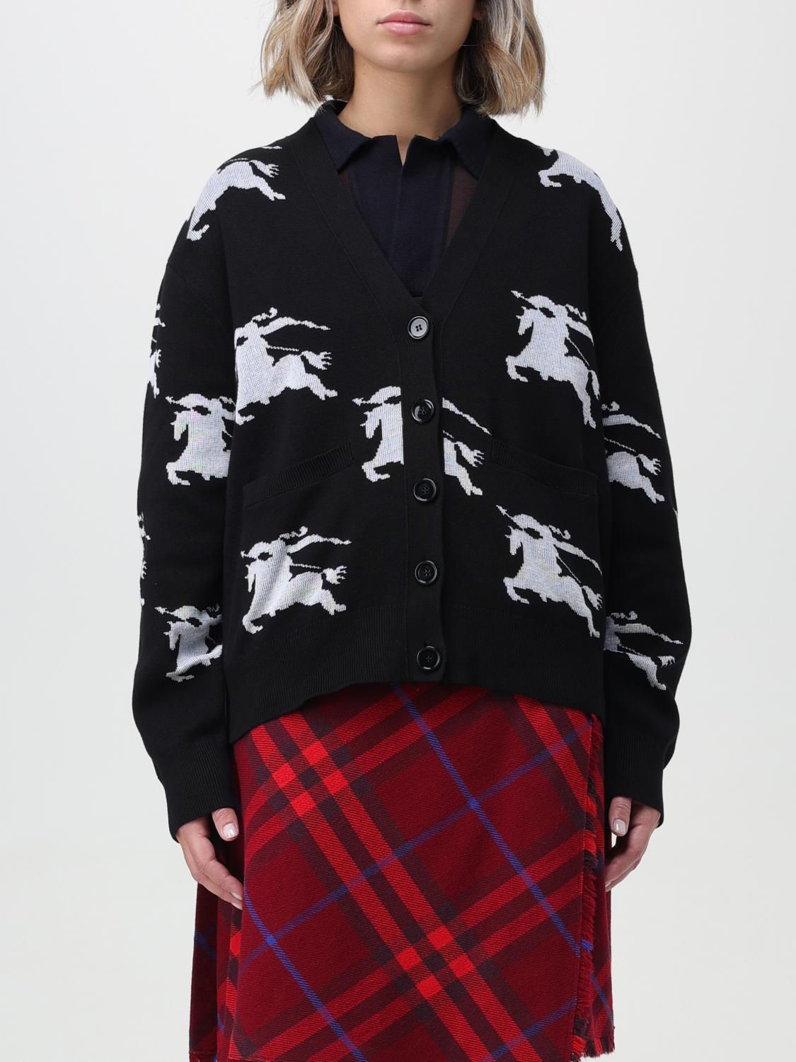 BURBERRY: Sweater woman Black Burberry sweater 8070327 online
