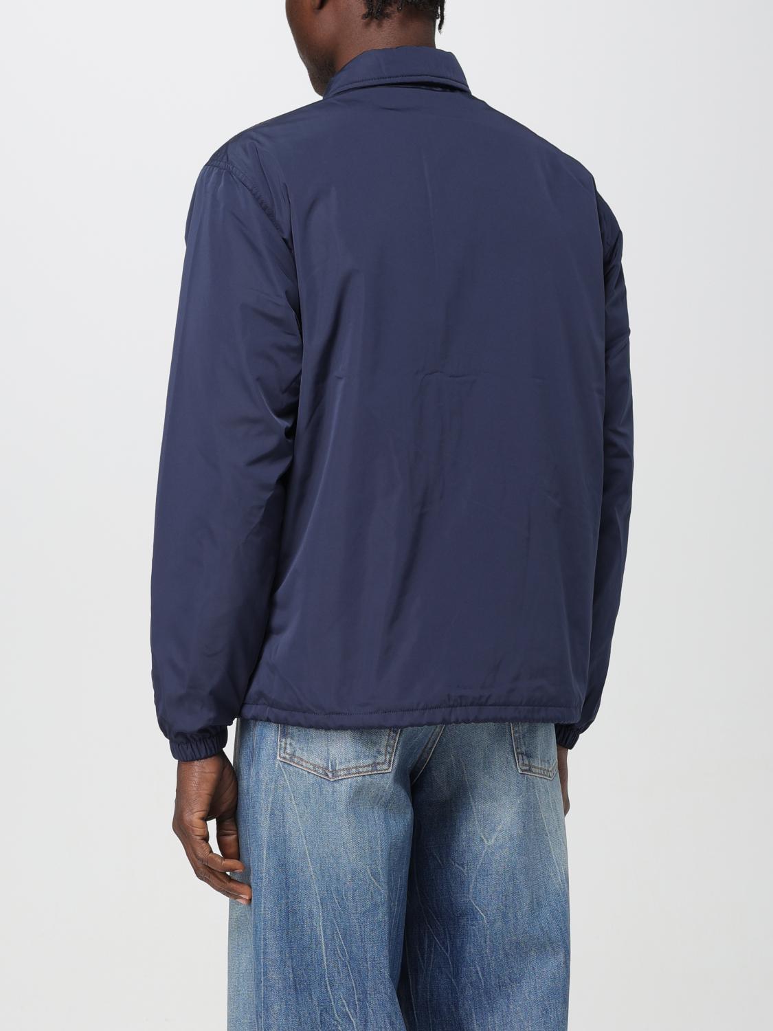 MAISON KITSUNÉ ネイビー カバーオール XL Maison Kitsuné Jacket men - Blue | LM02202WQ4020 | GIGLIO.COM