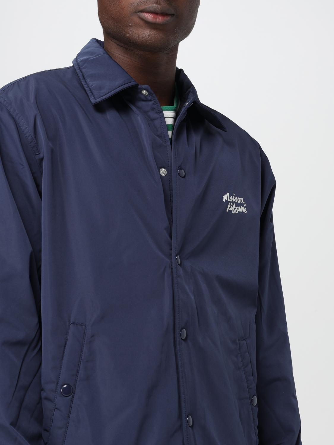 Maison Kitsuné Jacket men - Blue | LM02202WQ4020 | GIGLIO.COM