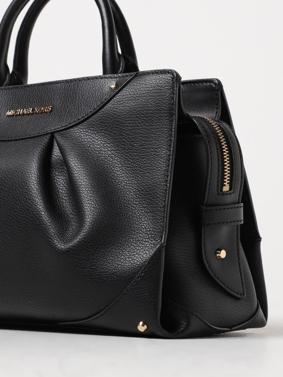 MICHAEL KORS BORSA A MANO: Borsa Enzo Michael Kors in pelle a grana, Nero - Img 3