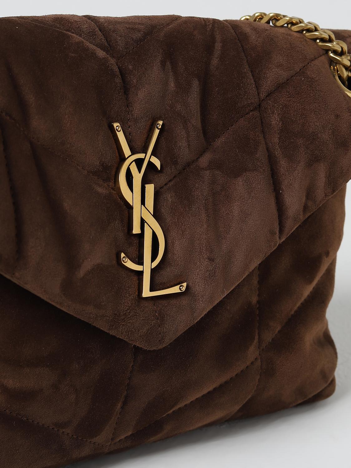 SAINT LAURENT: Umhängetasche damen Braun Saint Laurent