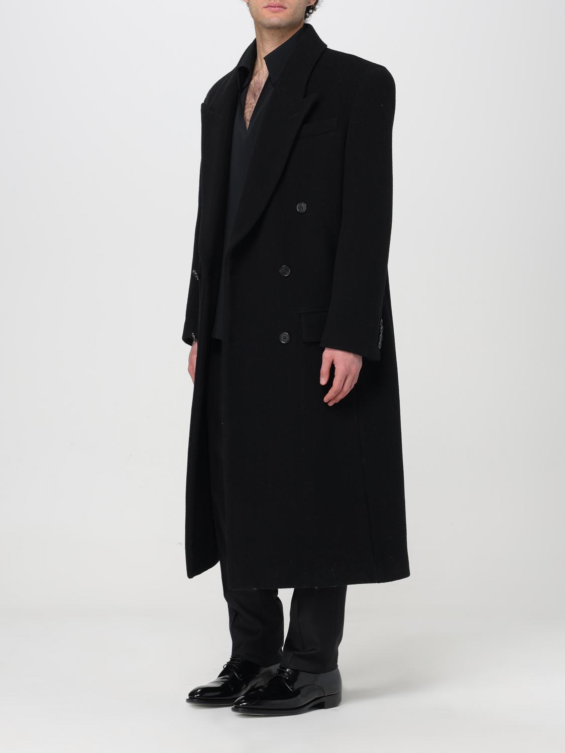 Saint Laurent men's coat - Black | 755613Y632N | GIGLIO.COM