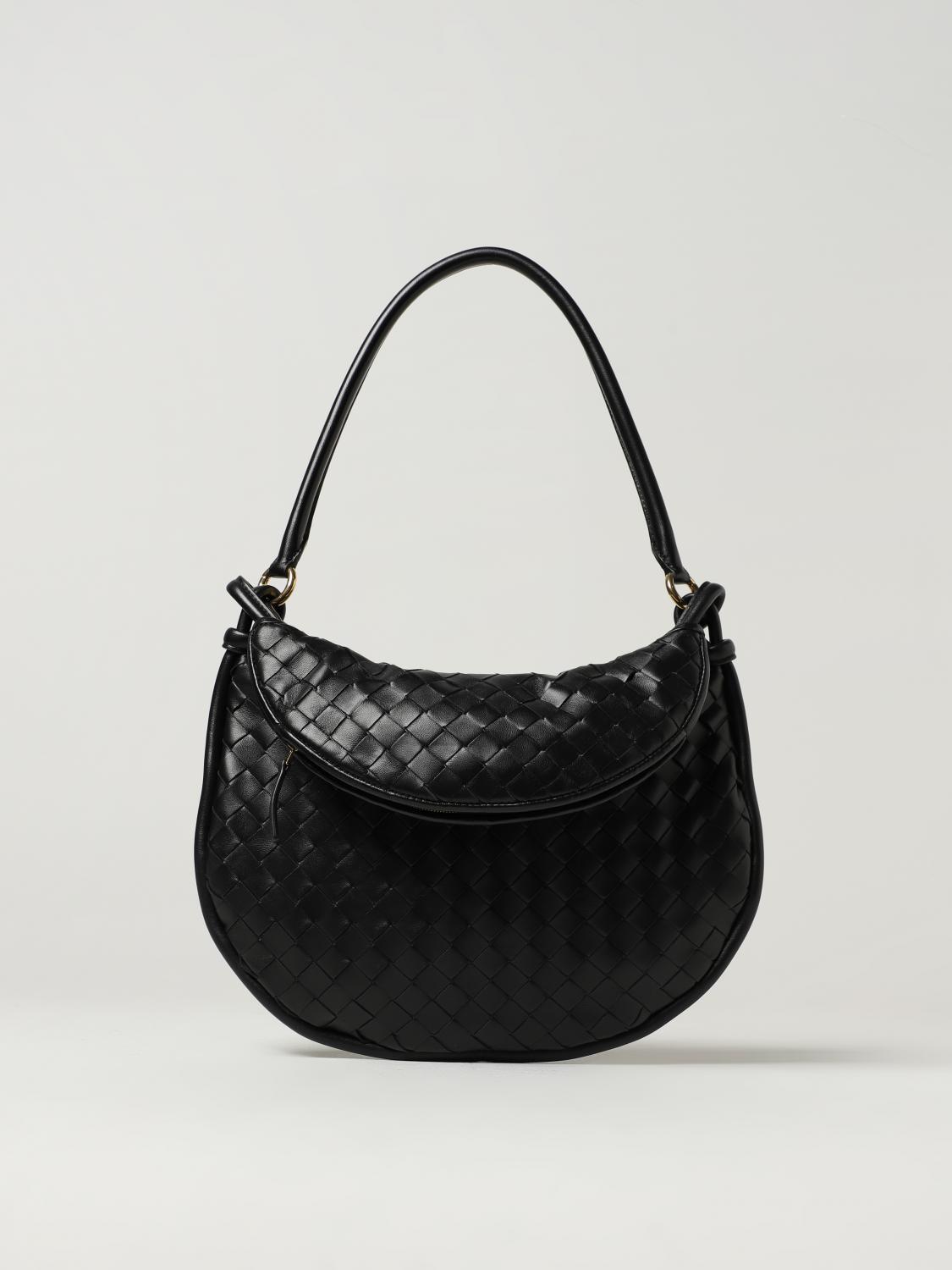 BOTTEGA VENETA SCHULTERTASCHE: Schultertasche damen Bottega Veneta, Schwarz - Img 1