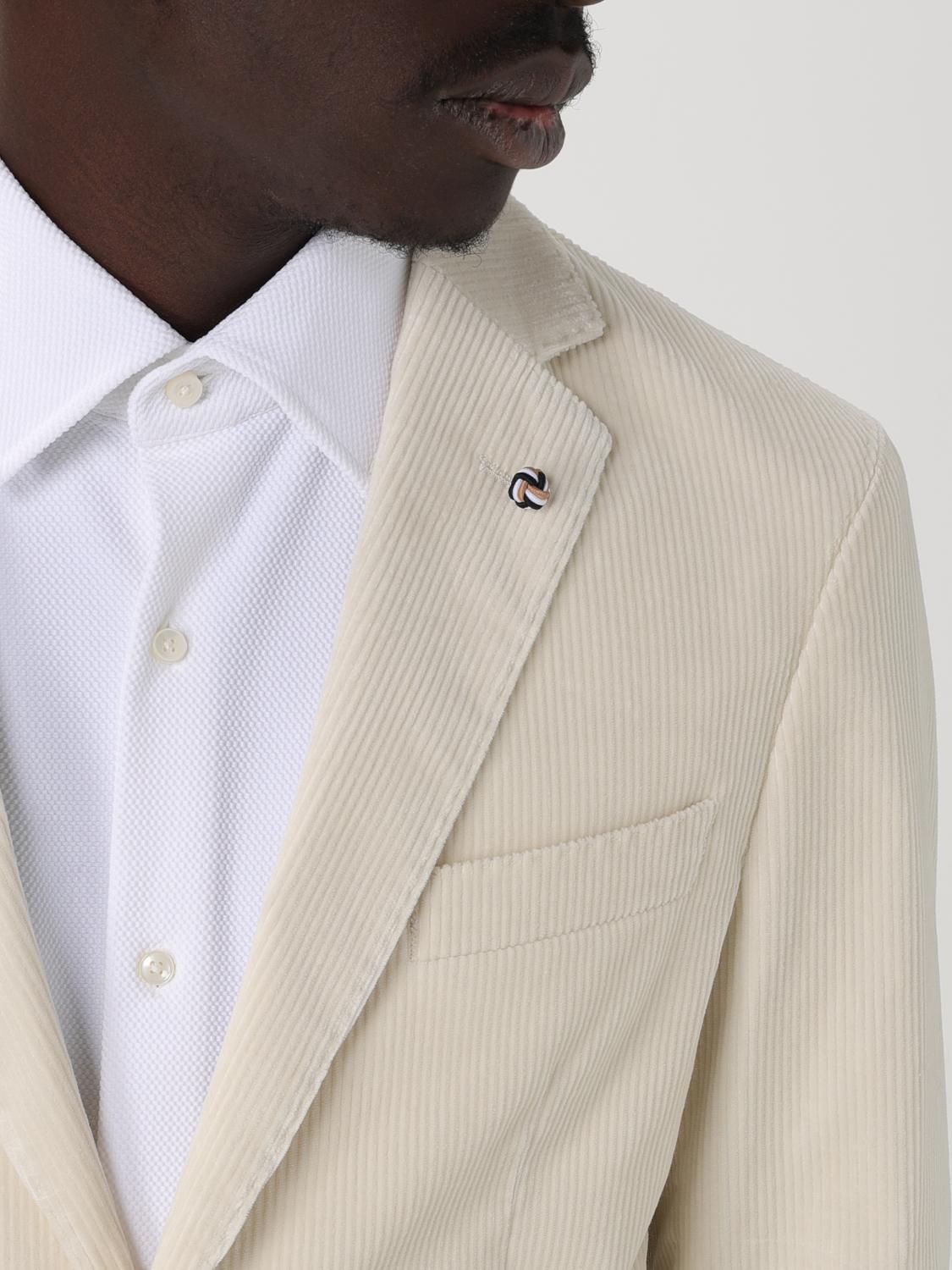 BOSS GIACCA: Blazer uomo Boss, Bianco - Img 5