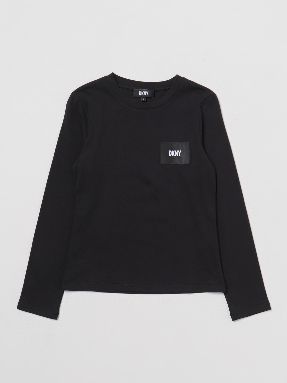 DKNY T-SHIRT: T-shirt kids Dkny, Black - Img 1