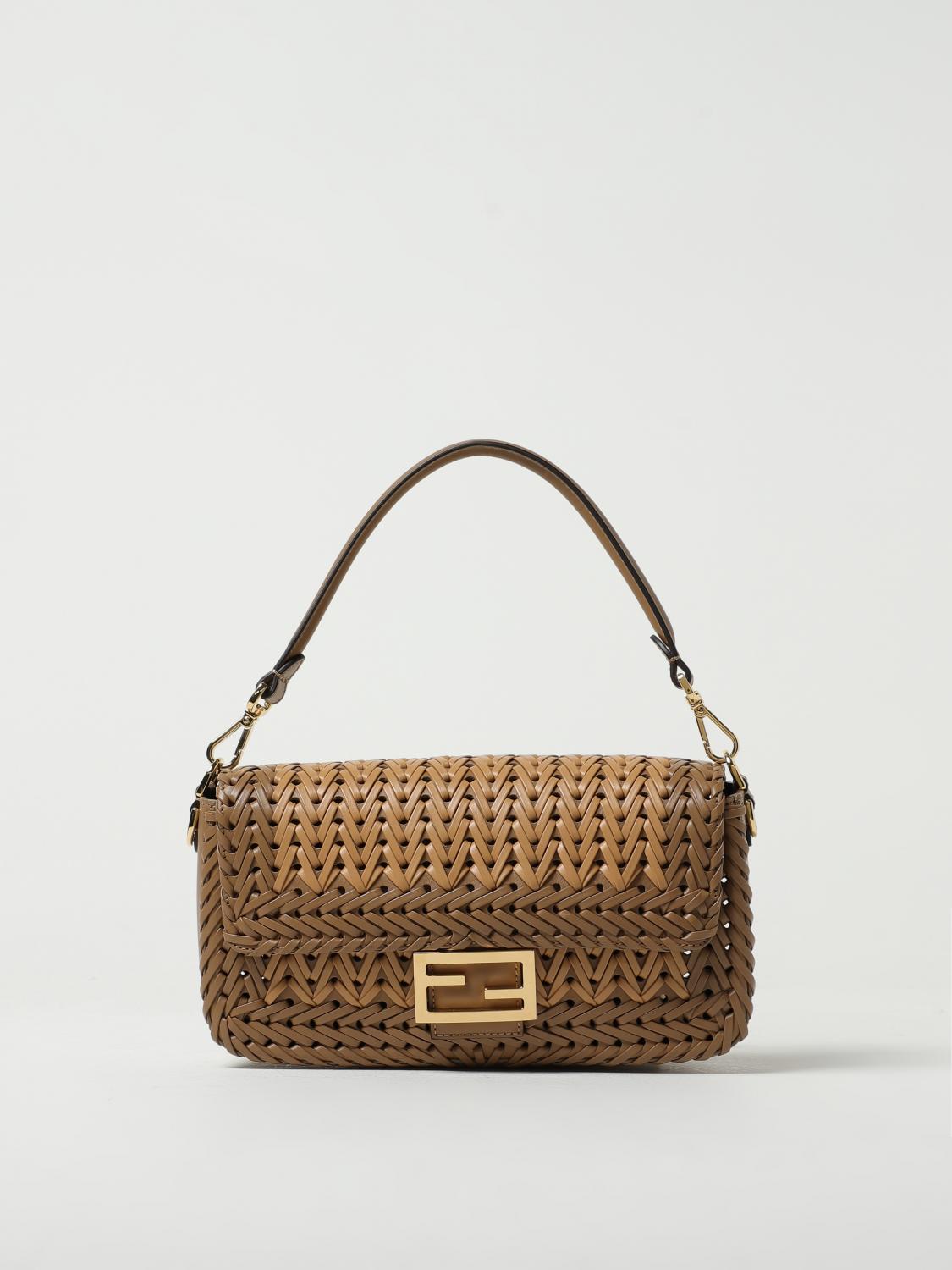 バゲット ミニ カーフレザー ブラウン | Fendi