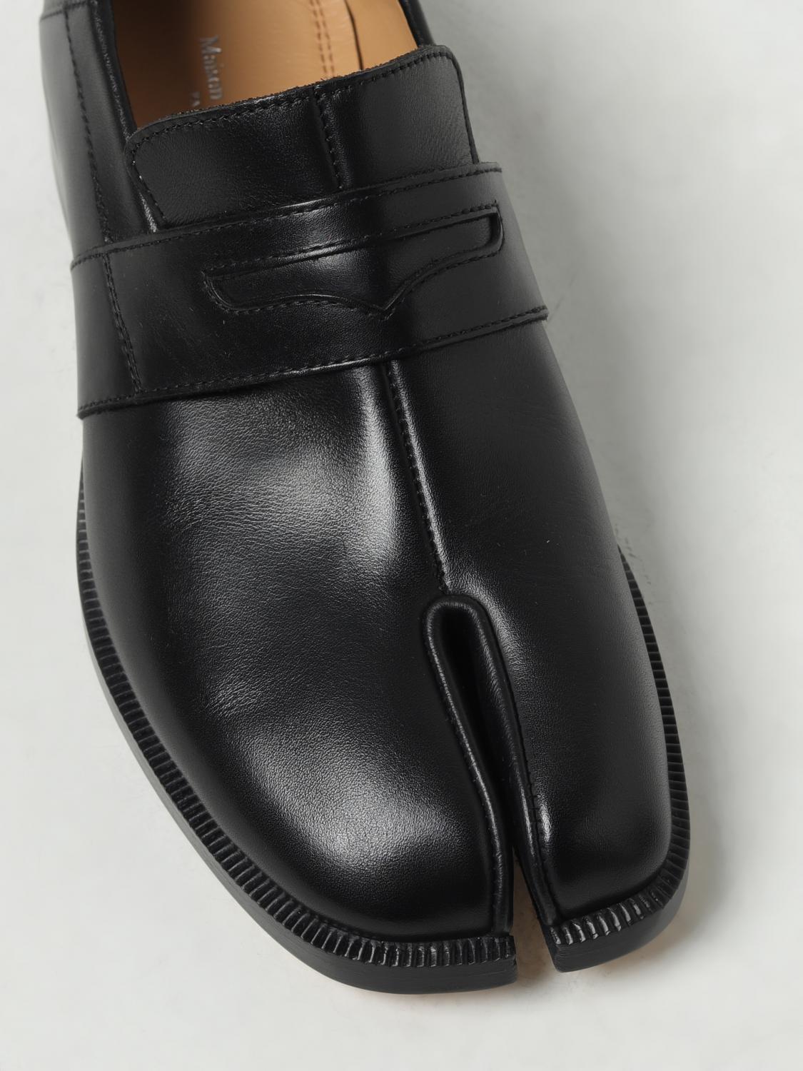 Maison Margiela Maison Tabi Margiela loafer in leather - Black