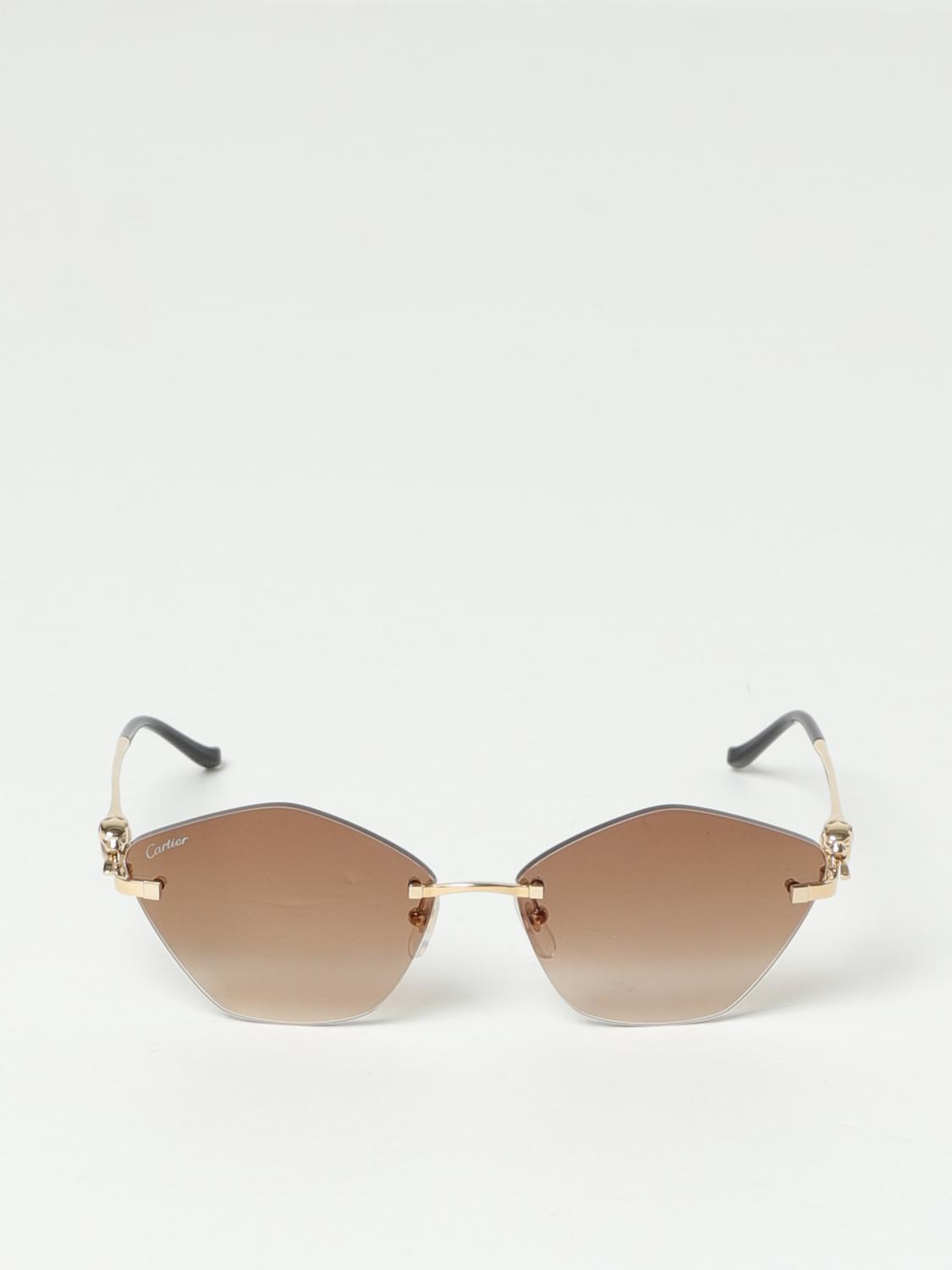 CARTIER GAFAS DE SOL: Gafas de sol Core Range Cartier de metal, Oro - Img 2