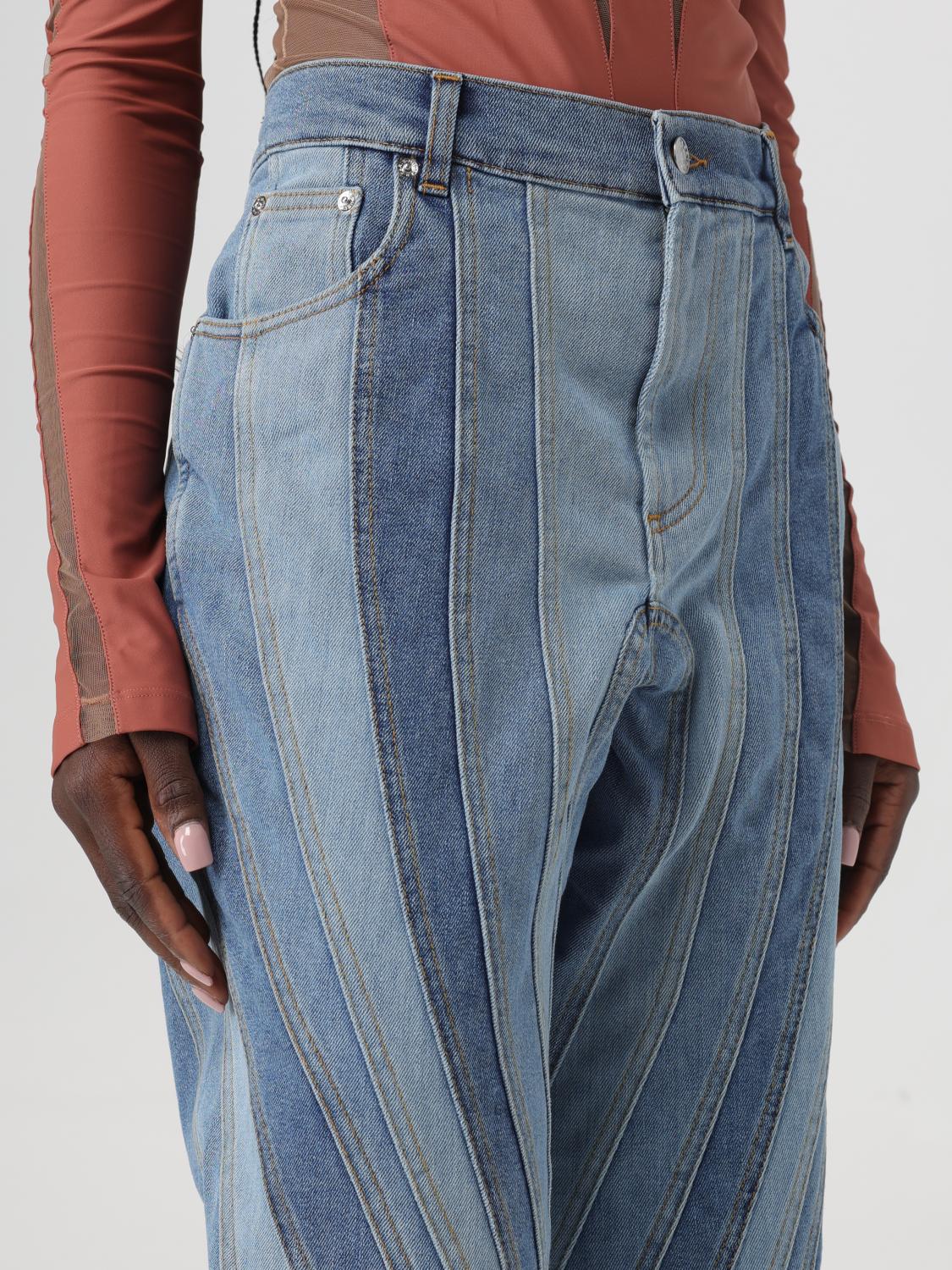 MUGLER: Jeans woman - Blue | Mugler jeans 23W6PA0327280