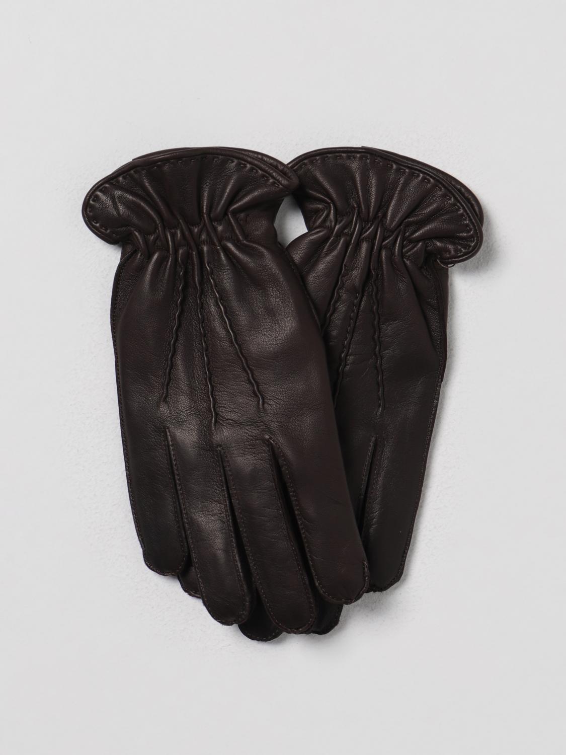 ORCIANI GLOVES: Orciani Nappa leather gloves, Brown - Img 1