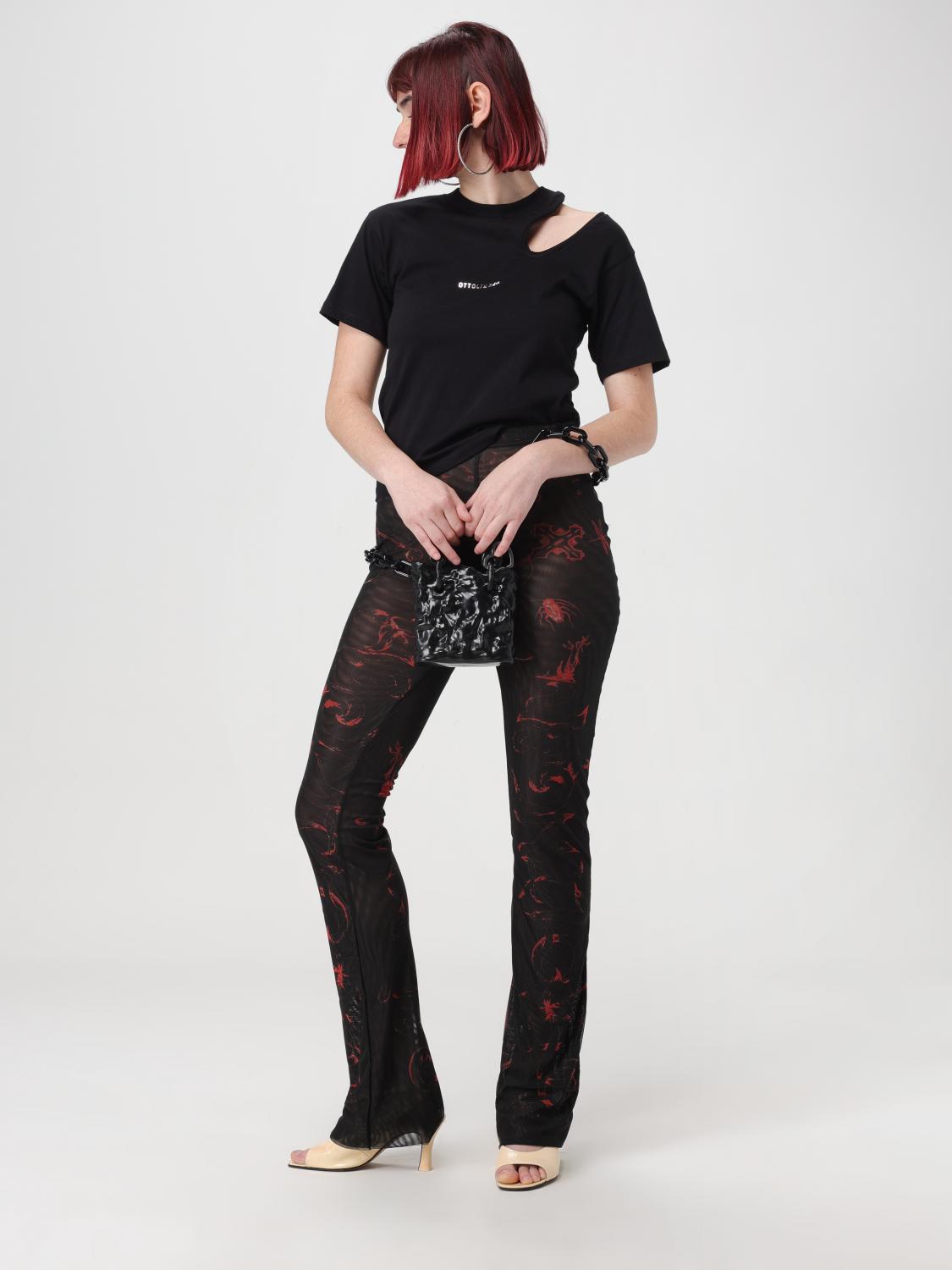Tシャツ・カットソー OTTOLINGER Woman T-Shirt Black 1500410 BLACK Ottolinger Outlet: T-shirt woman - Black | Ottolinger t