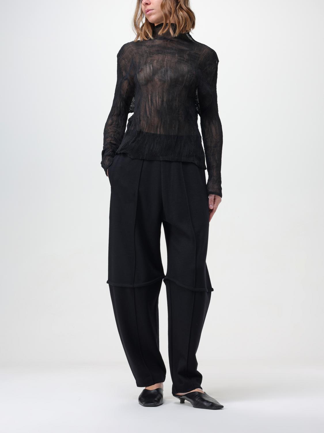 ISSEY MIYAKE HOSE: Hose damen Issey Miyake, Schwarz - Img 2