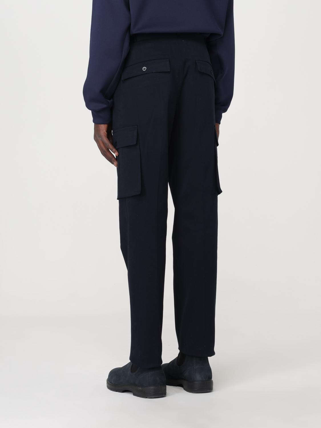 KITON 팬츠: 팬츠 남성 Kiton, 블랙 - Img 3
