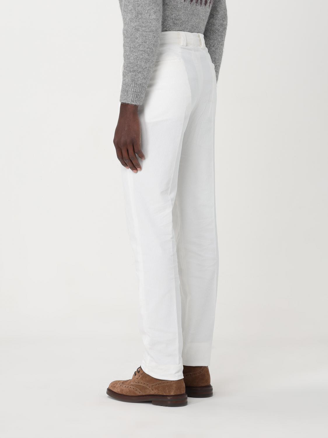 Brunello Cucinelli Pants men - White | M279DE1450 | GIGLIO.COM