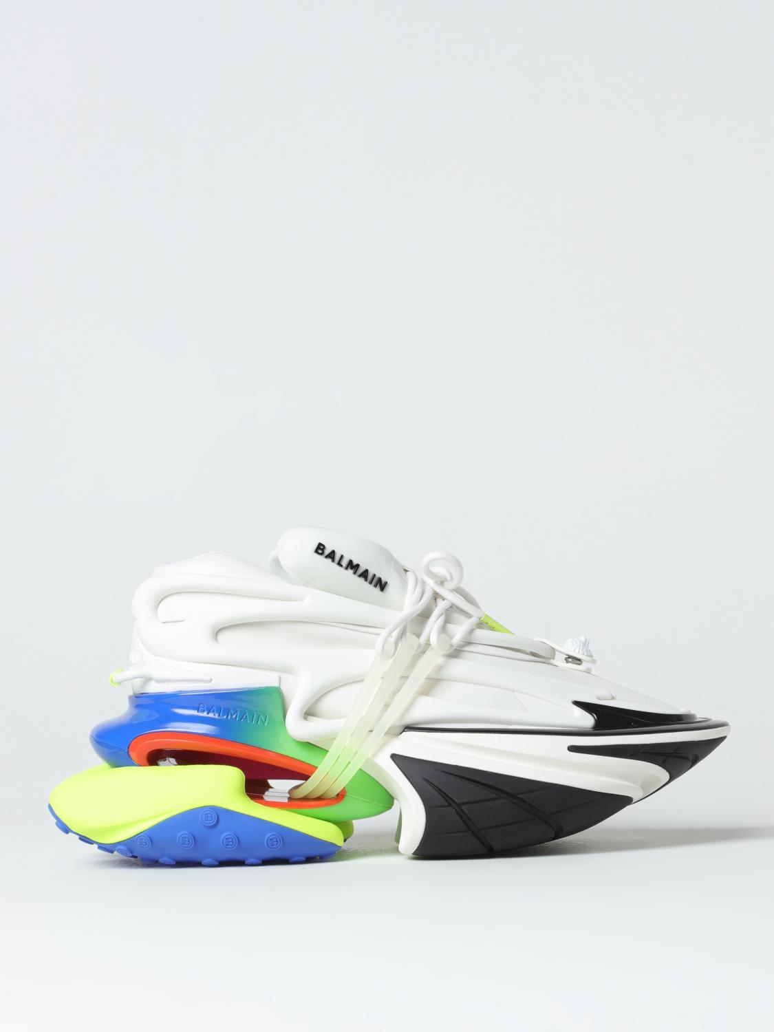 Balmain Unicorn neoprene and rubber sneakers - White 