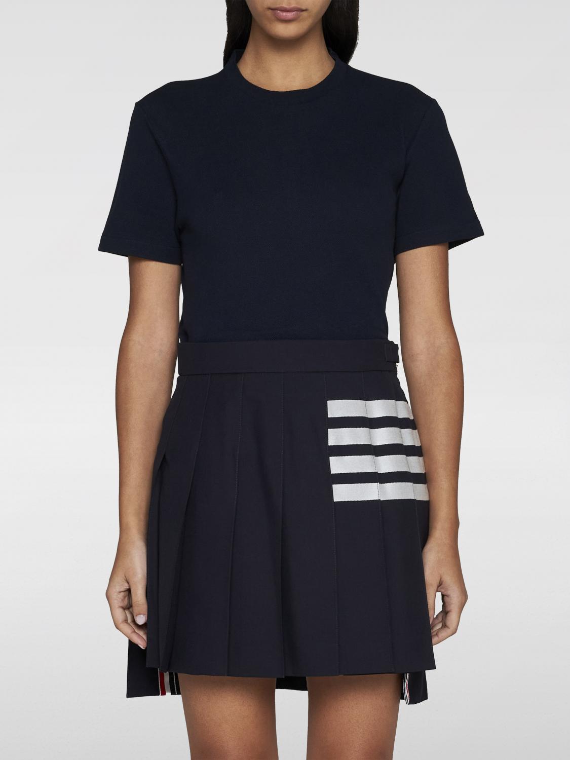 スカート THOM BROWNE Woman Skirt Blue FGC402V06146 415 Thom Browne Outlet: Skirt woman - Blue | Thom Browne skirt