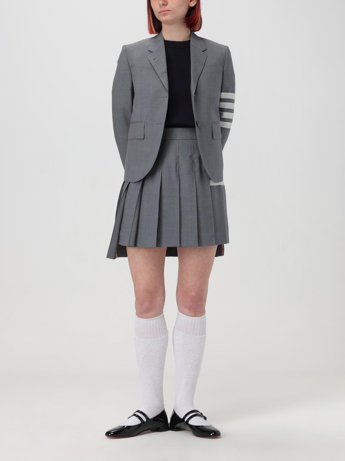 スカート THOM BROWNE Woman Skirt Grey FGC402V00626 025 THOM BROWNE: Skirt woman - Grey | Thom Browne skirt
