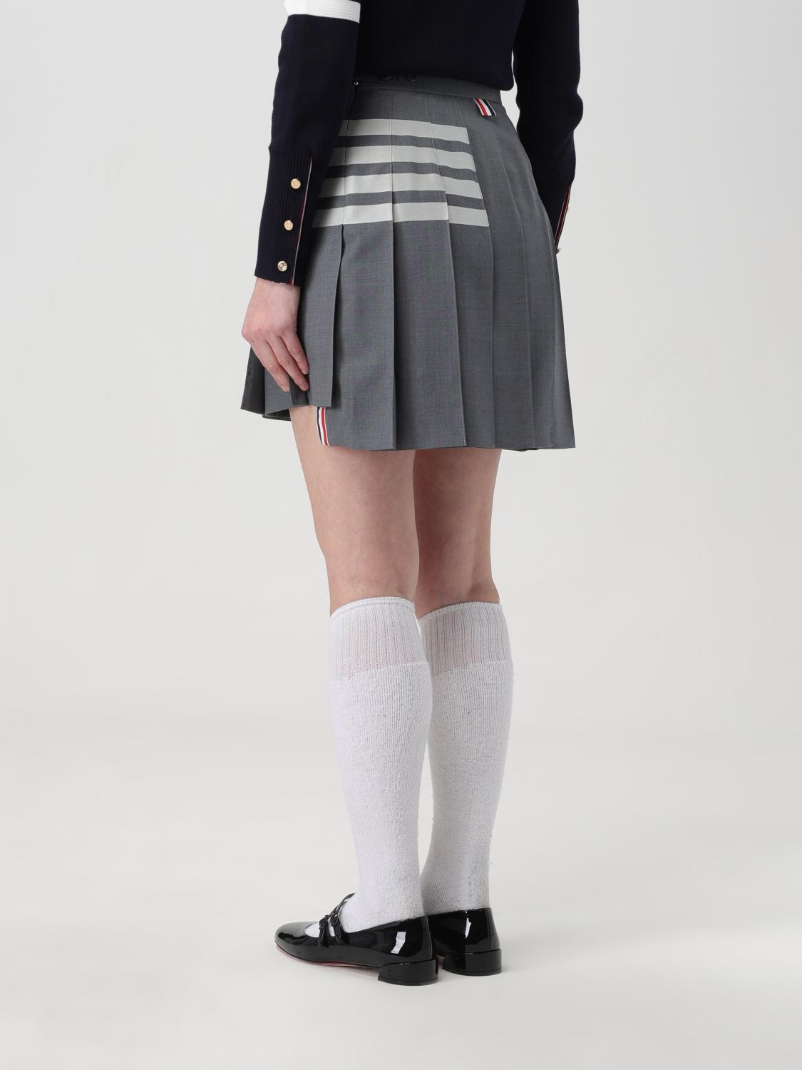 スカート THOM BROWNE Woman Skirt Grey FGC402V00626 025 THOM BROWNE: Skirt women - Grey | Thom Browne skirt
