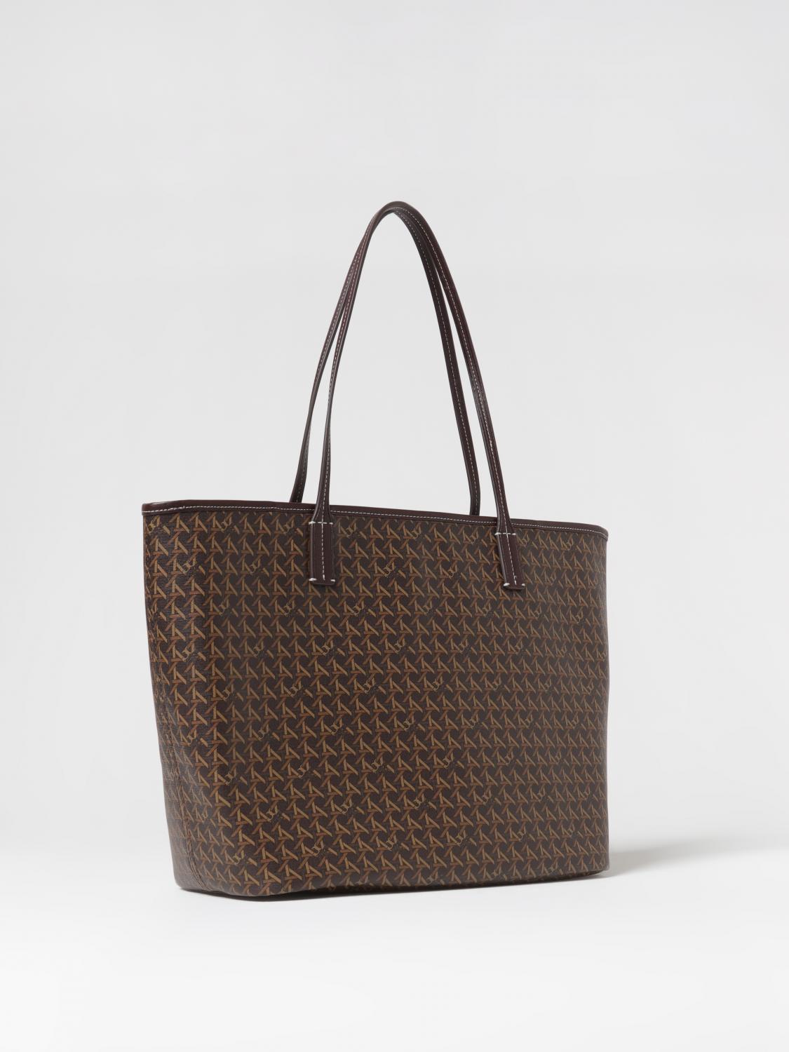 TORY BURCH TOTE BAG: Tory Burch Ever-Ready coated cotton bag with all-over monogram, Brown - Img 2