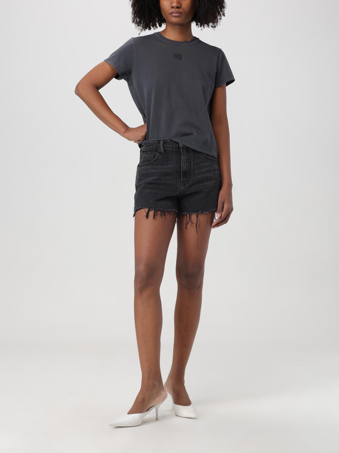 ALEXANDER WANG：Tシャツ レディース - グレー | GIGLIO.COM