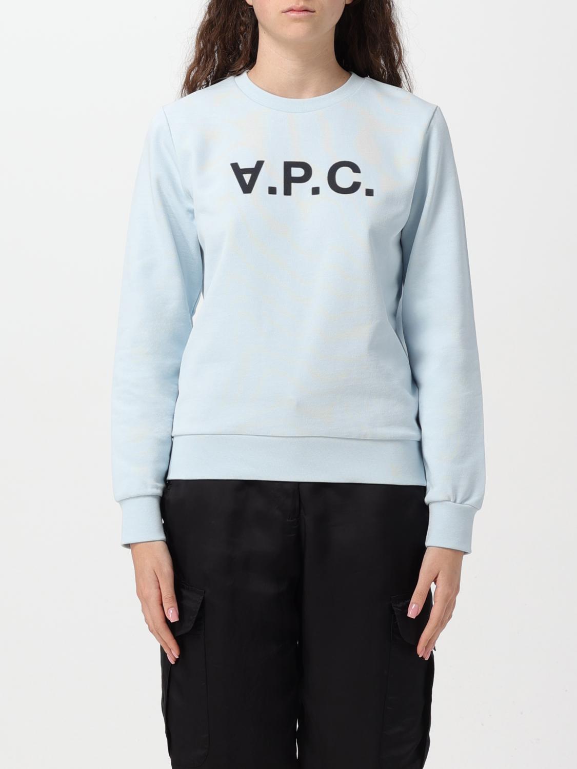 A.P.C. SWEAT-SHIRT: Pull femme A.P.C., Bleu Ciel - Img 1