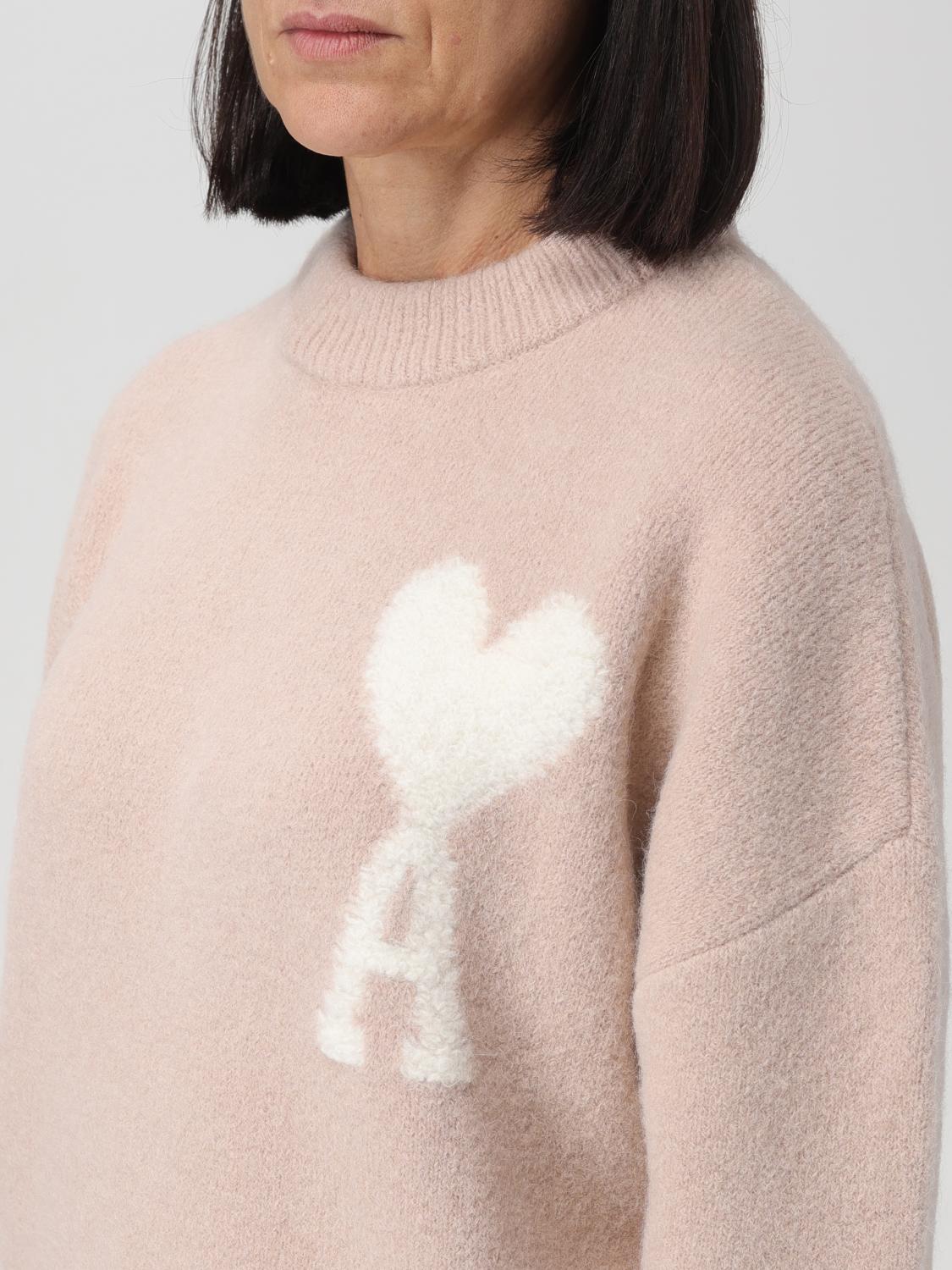 AMI PARIS MAGLIA: Maglia donna Ami Paris, Rosa - Img 4