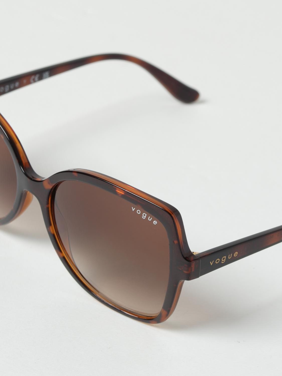 VOGUE SUNGLASSES: Vogue sunglasses in acetate, Brown - Img 4